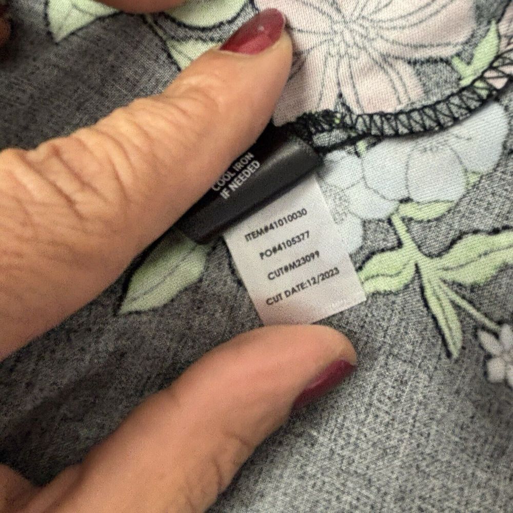 Torrid Floral Dress Midi Black Keyhole Open Back 00/12 Large Sleeveless Rock EUC - Picture 9 of 14